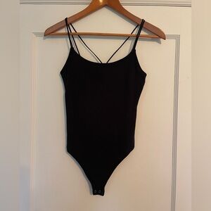 Abercrombie & Fitch Black Strappy bodysuit